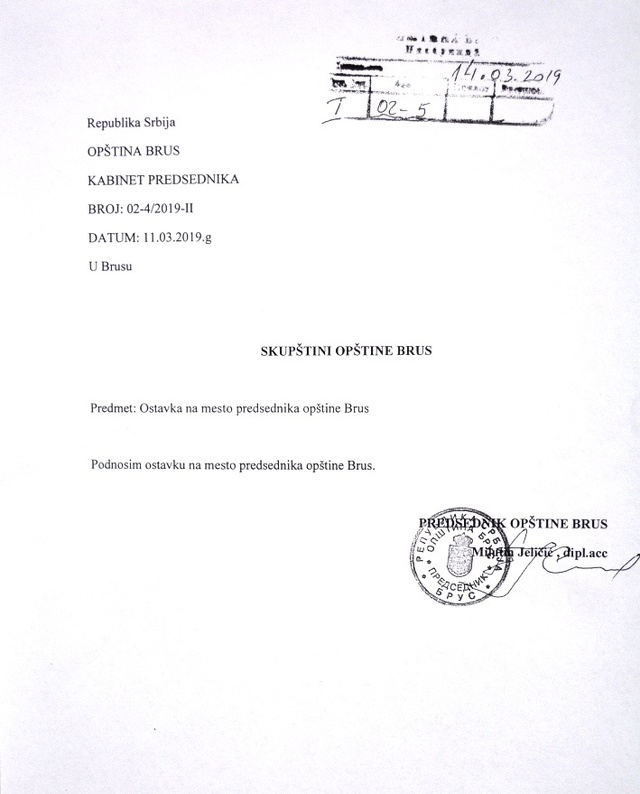 Ostavka predOpstBrus 0319