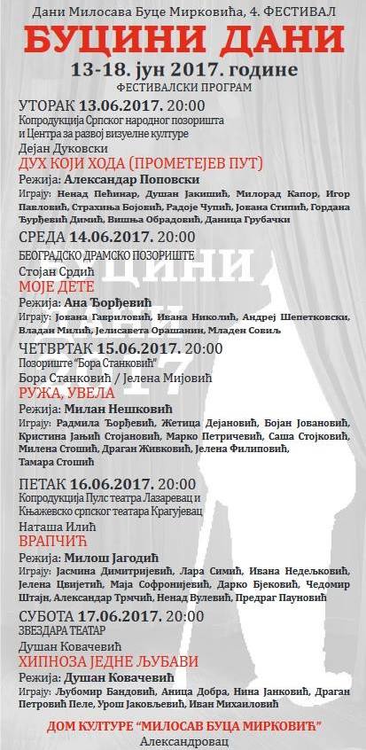 Bucinidani2017 program